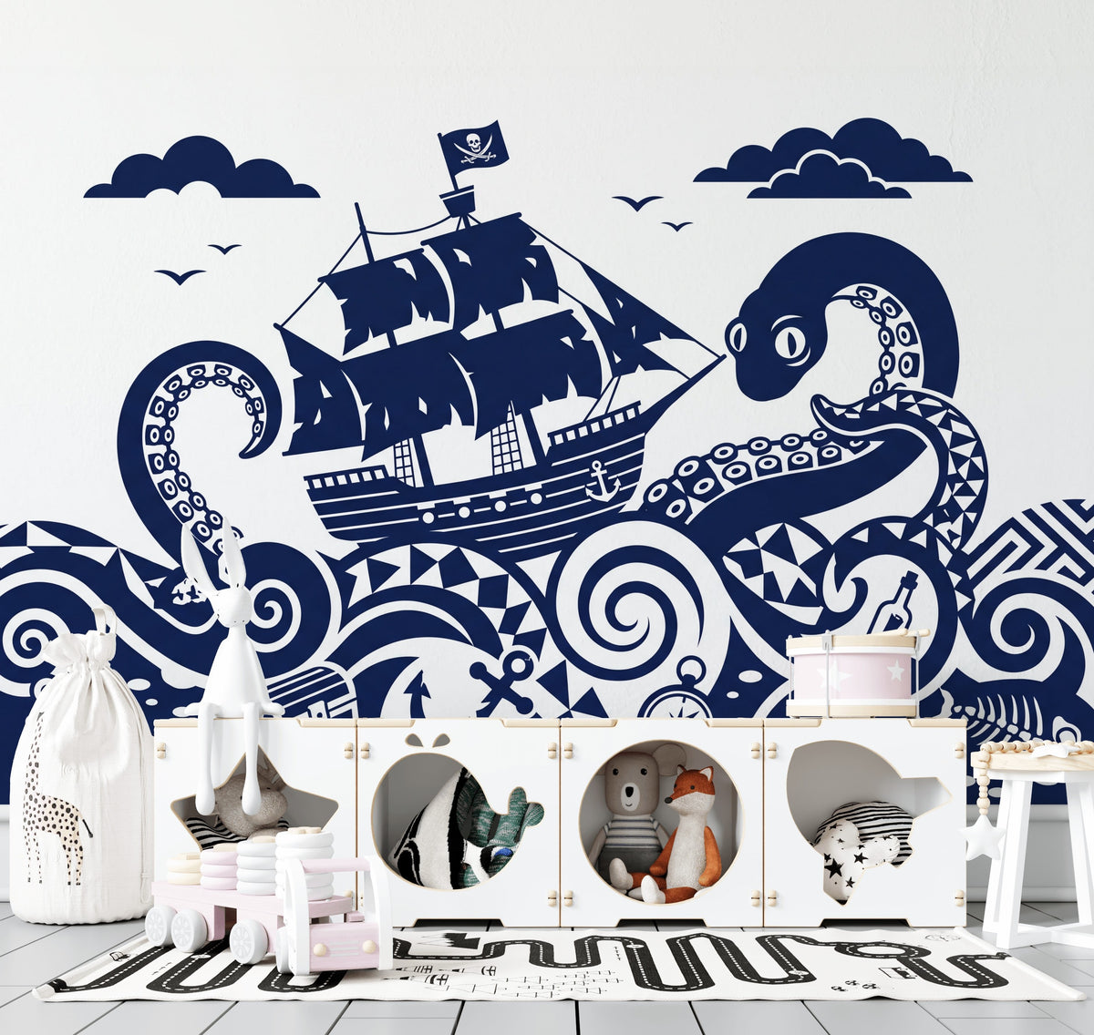 White Background Wallpaper Blank Canvas Clean Look Wall Mural