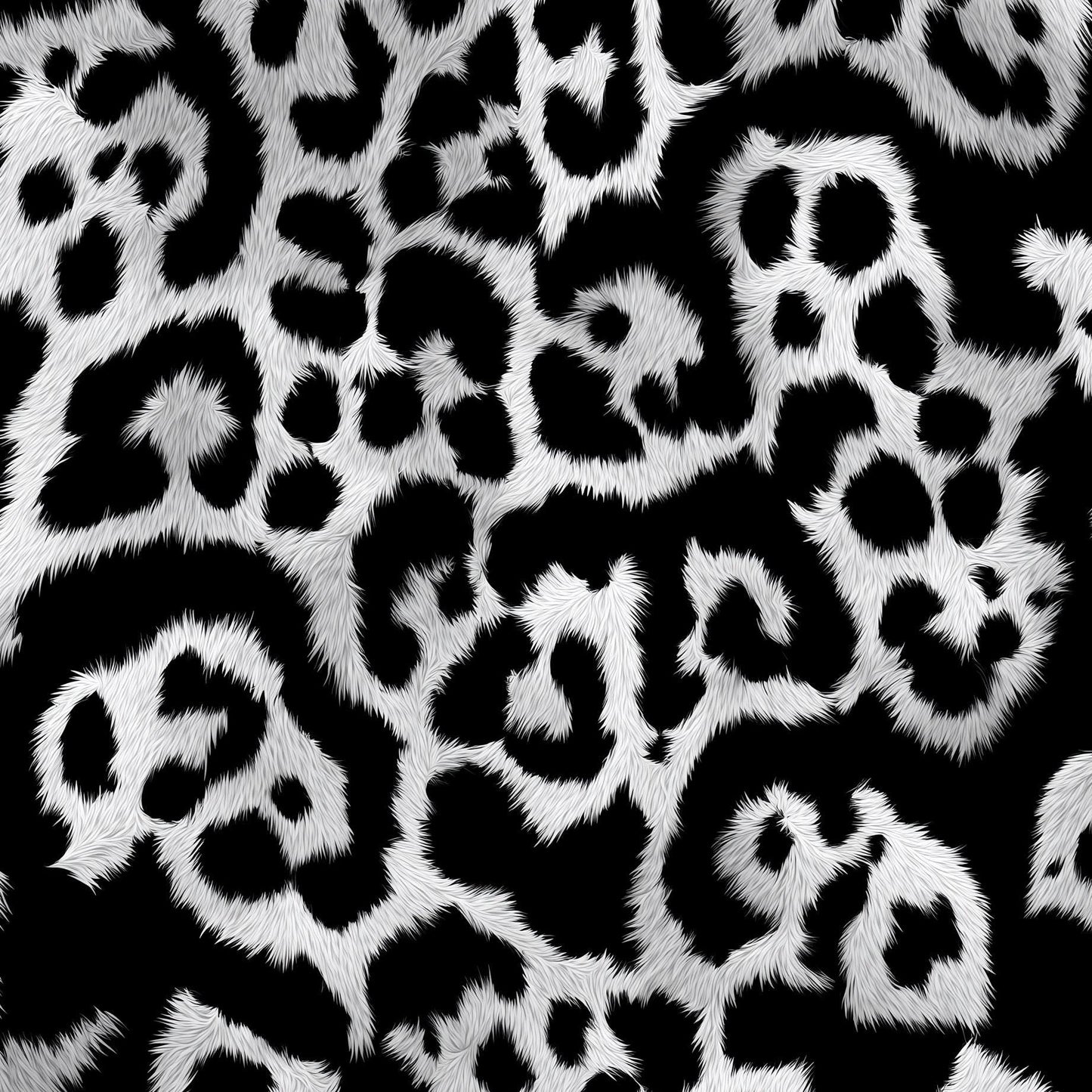 Solid Black Wallpaper Leopard Textured Wall Mural