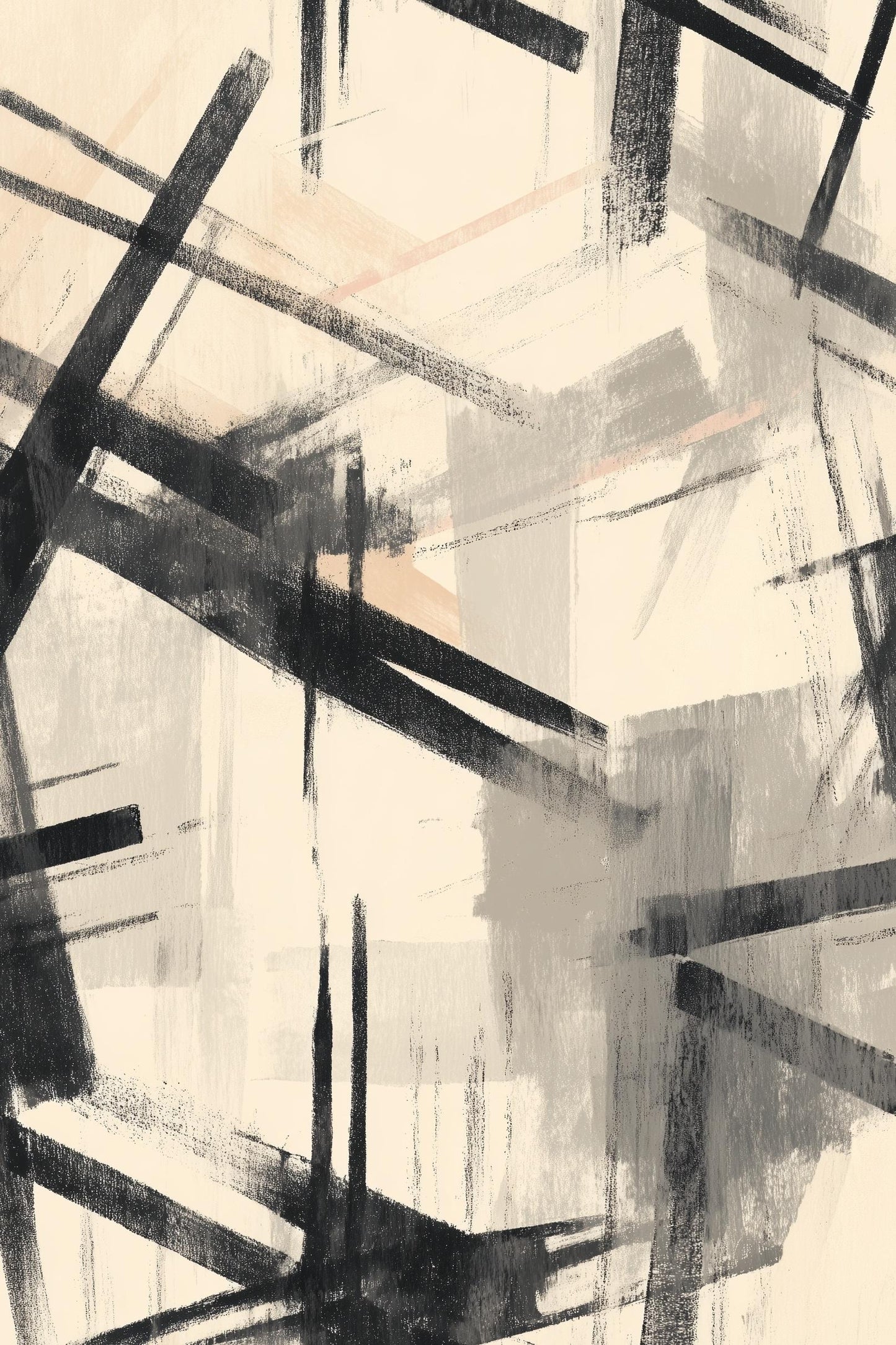 Geometric Wallpaper Minimalist Abstract Wall Mural