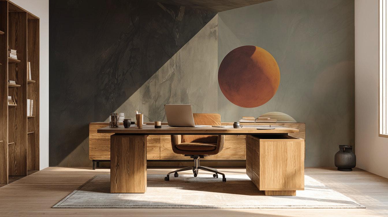 Elegant Sphere Wallpaper Modern Geometric Wall Mural