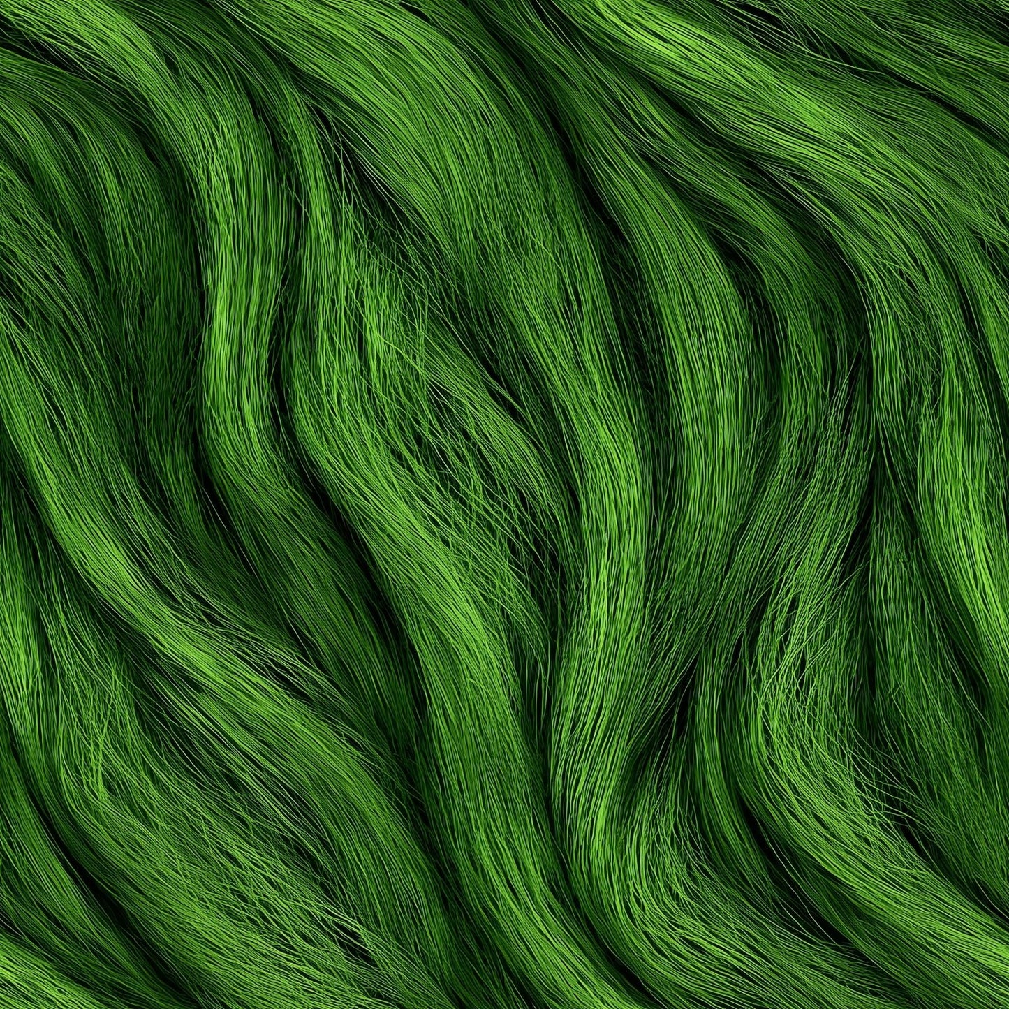 Green Textured Wave Wallpaper Organic Flow Pattern Modern Nature Wall Decor