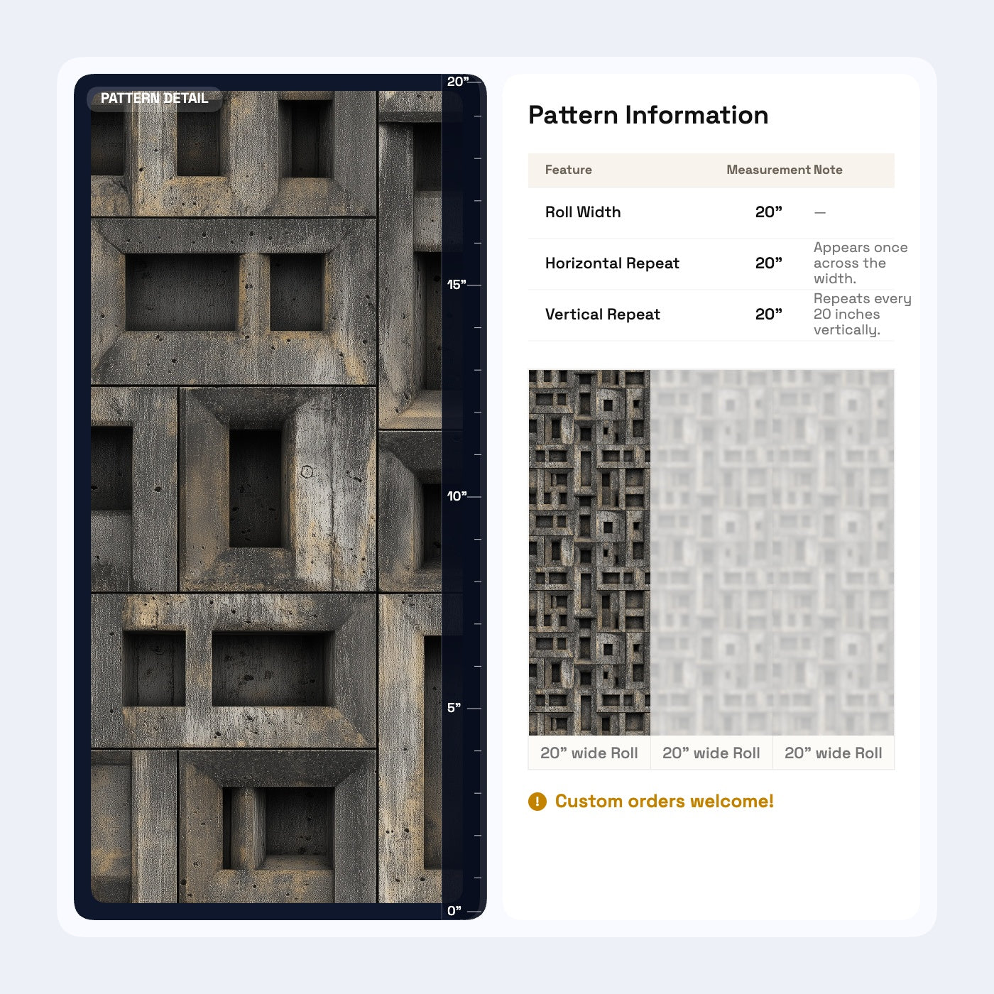 3D Geometric Relief Wallpaper Industrial Modern Brutalist Wall Mural