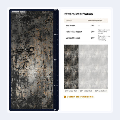 Grunge Texture Wallpaper Industrial Concrete Wall Mural