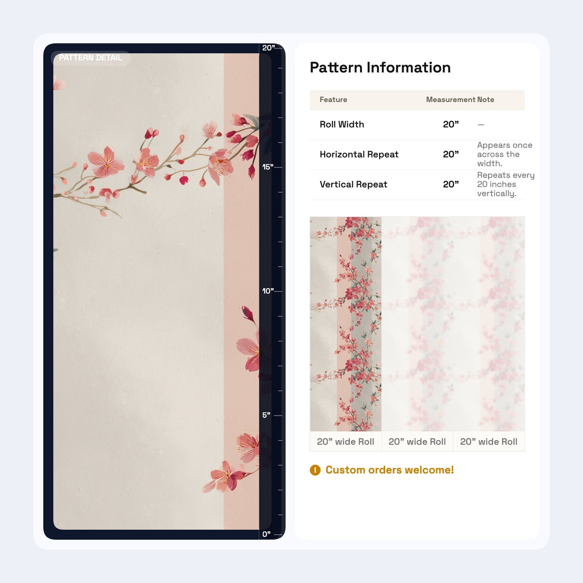 Chinoiserie Blossom Wallpaper Botanical Trellis Soft Stripe