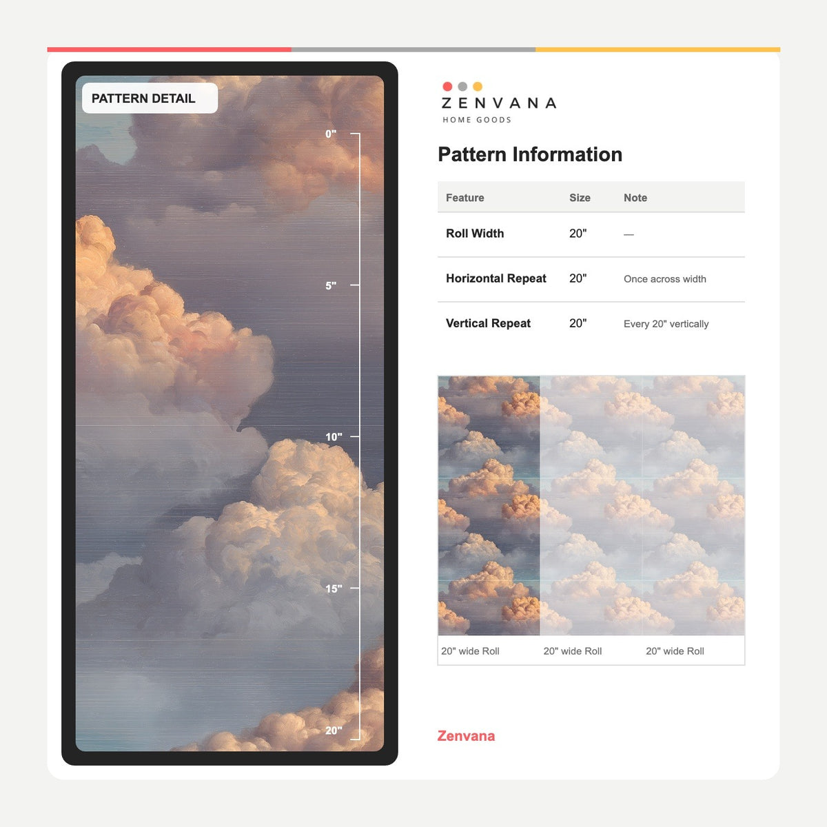 Golden Hour Cloud Wallpaper with Peach Sunset Skies