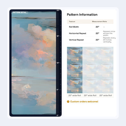 Soft Cloud Wallpaper Abstract Blue Sky Painterly Cloudscape
