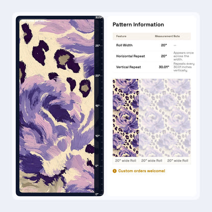 Violet Bloom Wallpaper Bold Floral Designer Pattern for Modern Interiors