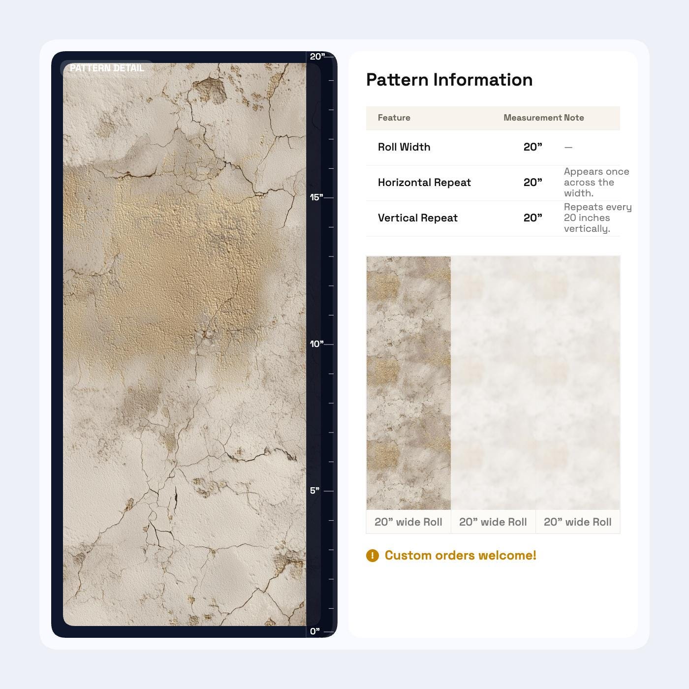 Beige Faux Marble Wallpaper | Distressed Gold Peel & Stick Mural | Luxury Neutral Plaster Texture Art