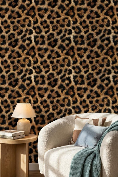 Animal Print Wallpaper Leopard Fur Wall Mural