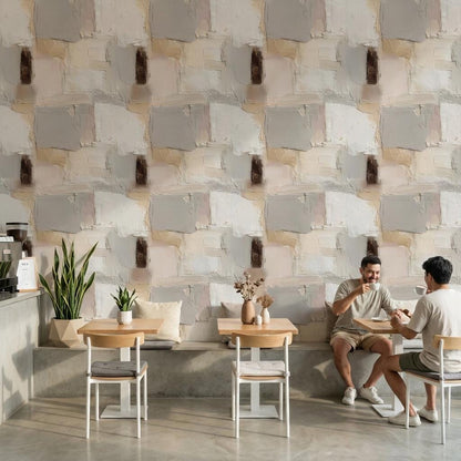 Abstract Wallpaper Textured Neutral Wall Mural
