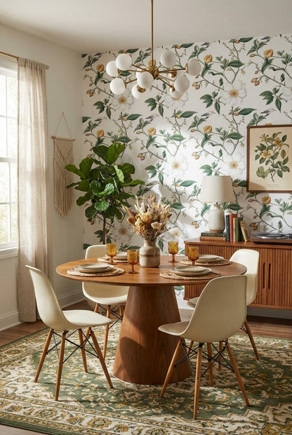 Nature Wallpaper Floral Vintage Wall Mural