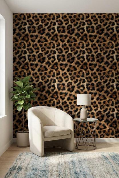 Animal Print Wallpaper Leopard Fur Wall Mural