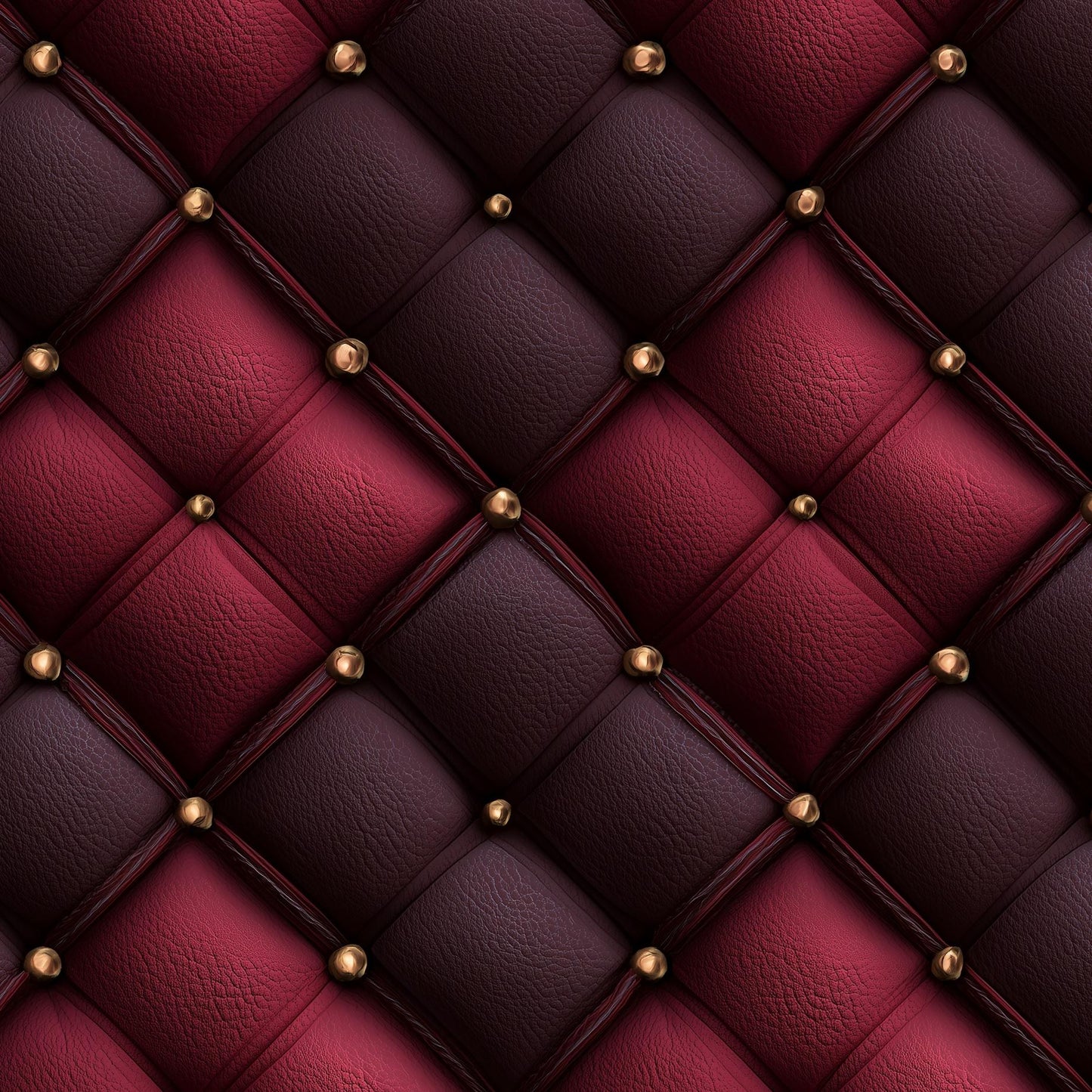 Geometric Wallpaper Quilted Red Wall Mural