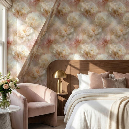 Floral Wallpaper Elegant Romantic Wall Mural