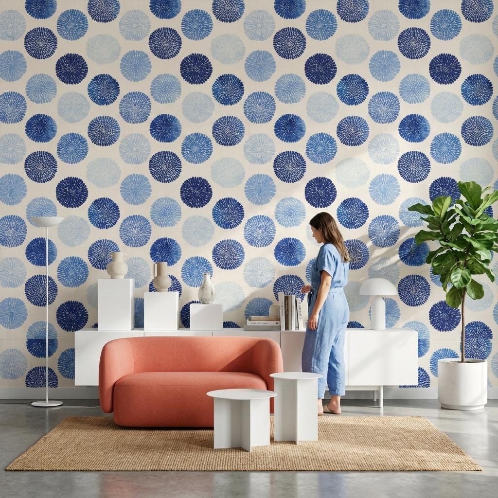 Geometric Wallpaper Abstract Modern Wall Mural