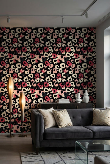 Abstract Wallpaper Bold Eclectic Wall Mural