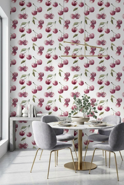 White Background Wallpaper Muted Green Wall Mural