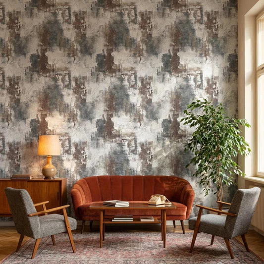 Industrial Wallpaper Abstract Vintage Wall Mural