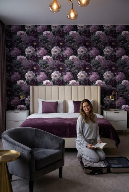 Floral Wallpaper Glamorous Modern Wall Mural