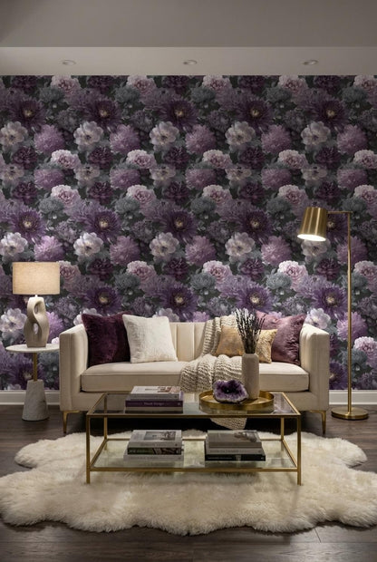 Floral Wallpaper Glamorous Modern Wall Mural