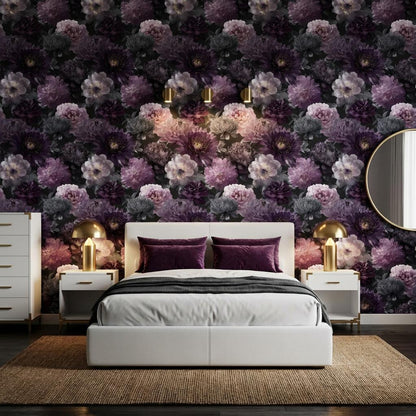 Floral Wallpaper Glamorous Modern Wall Mural