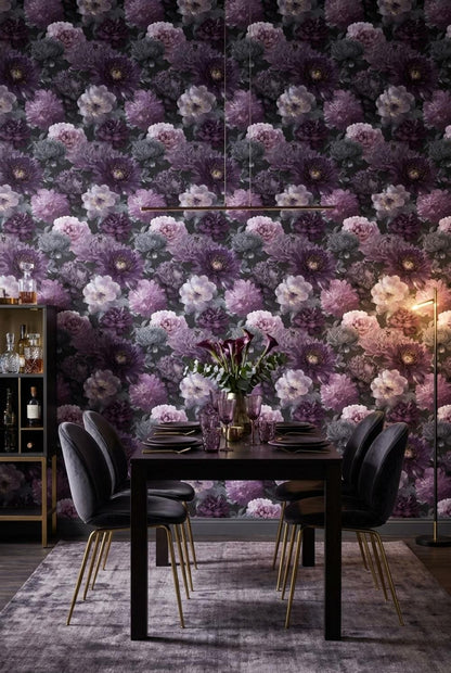 Floral Wallpaper Glamorous Modern Wall Mural