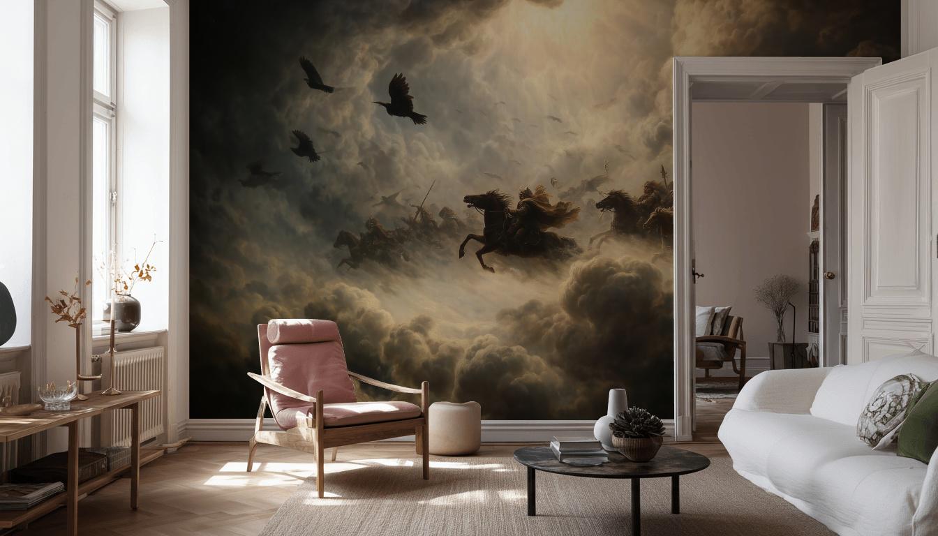 Epic Wallpaper Mythical Riders Wall Mural