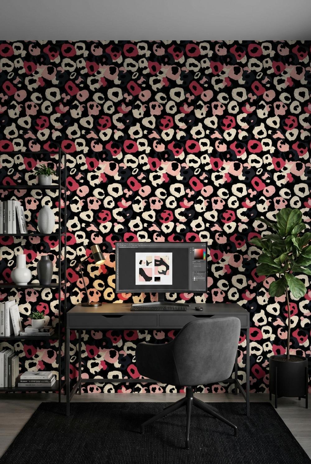 Abstract Wallpaper Bold Eclectic Wall Mural