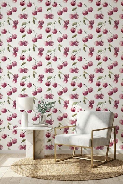 White Background Wallpaper Muted Green Wall Mural