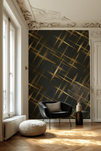 Abstract Pattern Wallpaper Elegant Modern Wall Mural