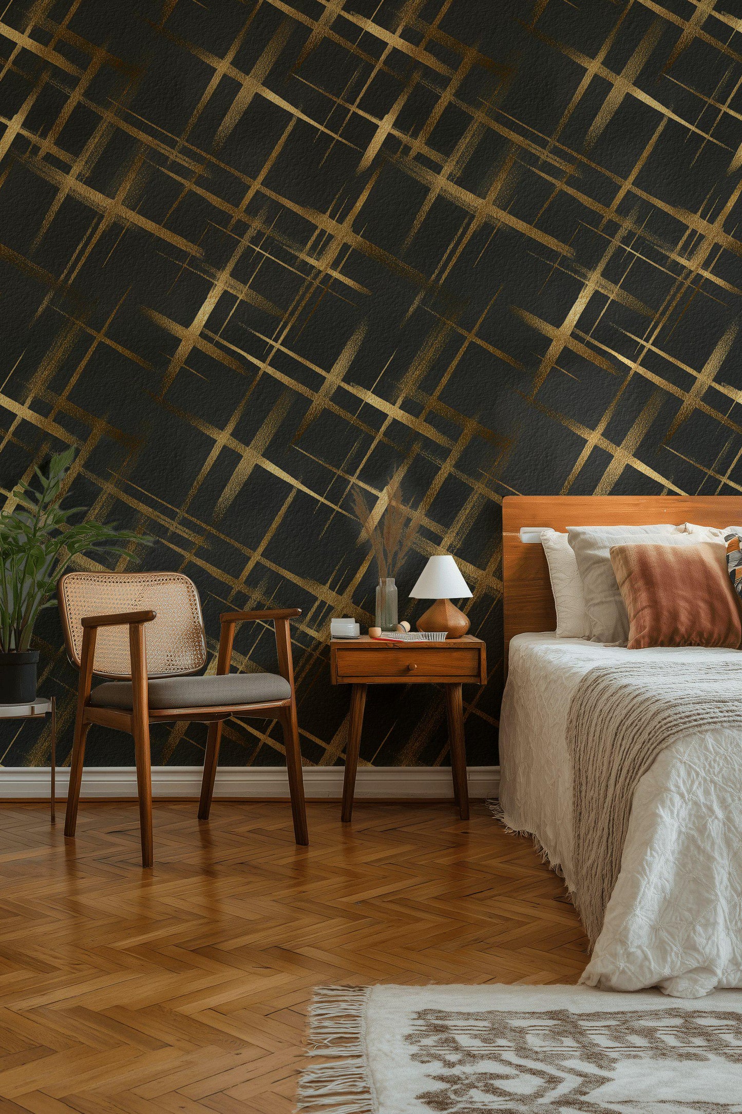 Abstract Pattern Wallpaper Elegant Modern Wall Mural