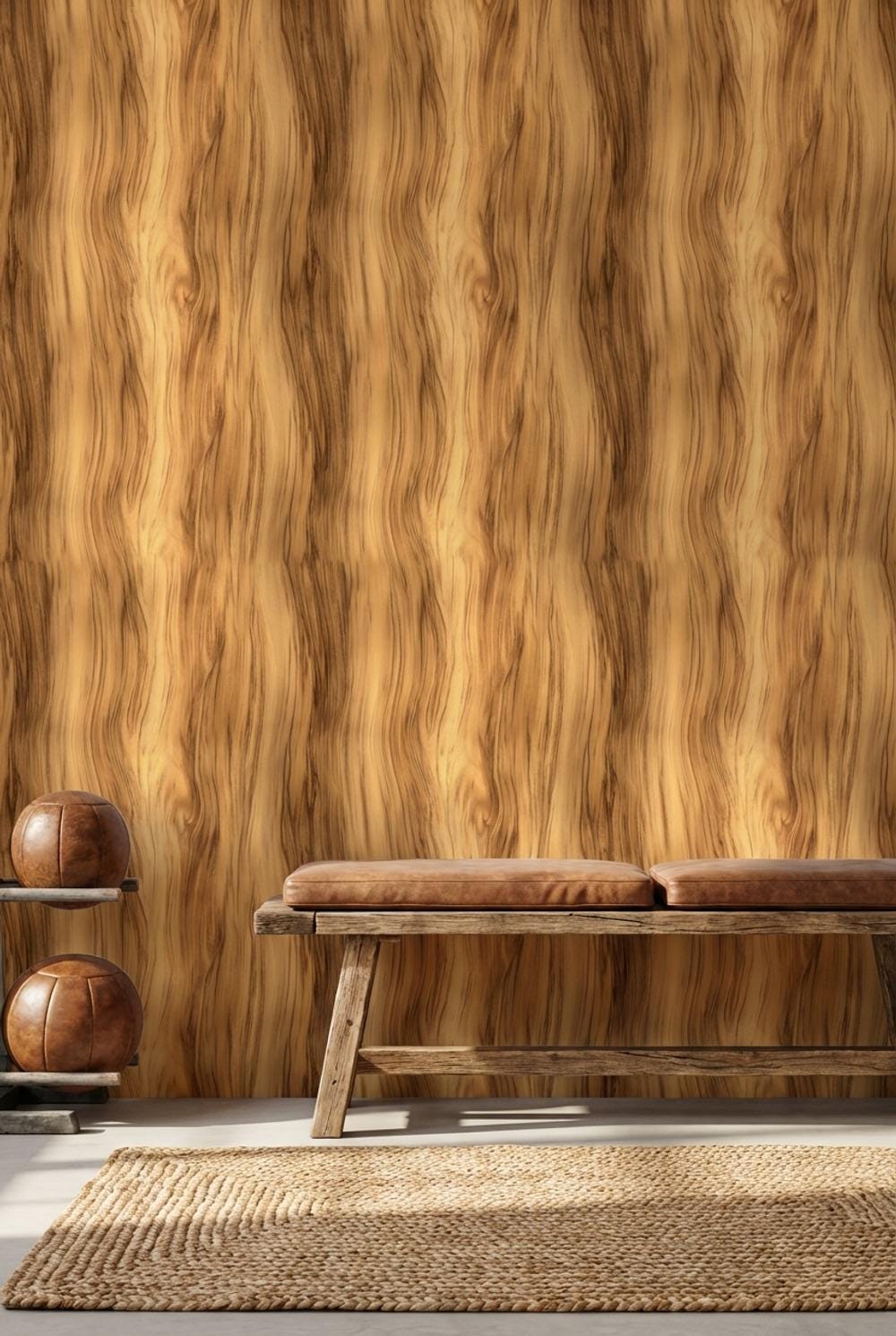Wood Wallpaper Grain Texture Wall Mural