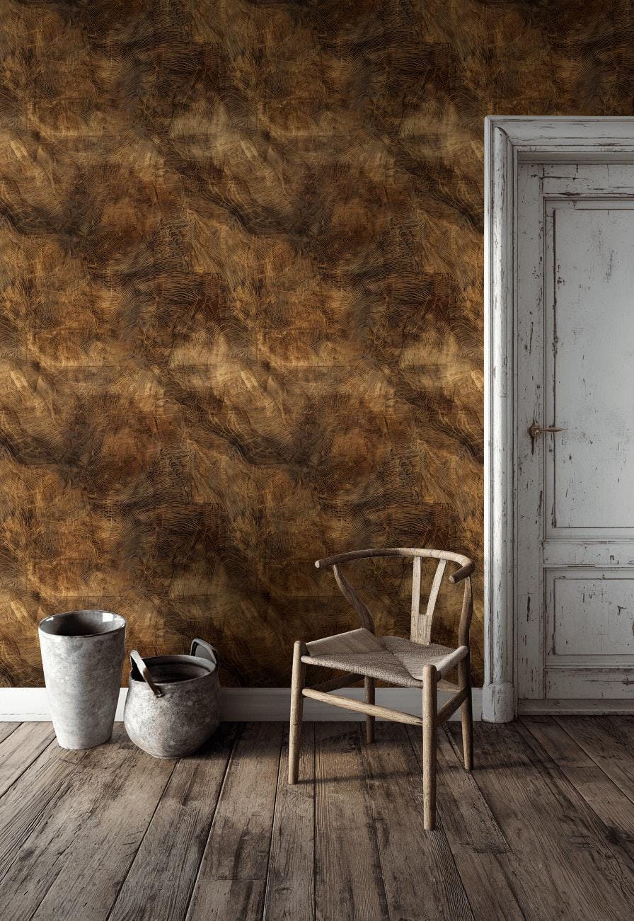 Abstract Pattern Wallpaper Vintage Rustic Wall Mural