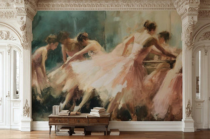 Ballet Dance Wallpaper Artistic Ballerinas Wall Mural