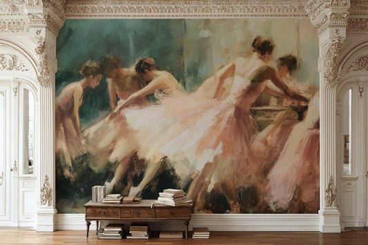 Ballet Dance Wallpaper Artistic Ballerinas Wall Mural