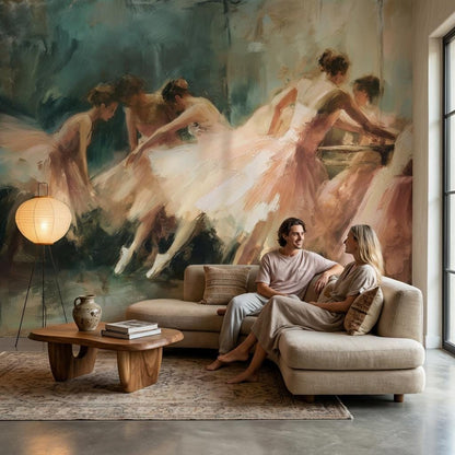 Ballet Dance Wallpaper Artistic Ballerinas Wall Mural