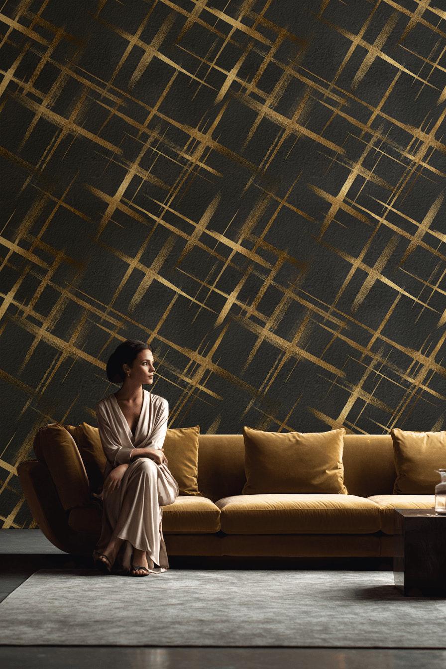 Abstract Pattern Wallpaper Elegant Modern Wall Mural