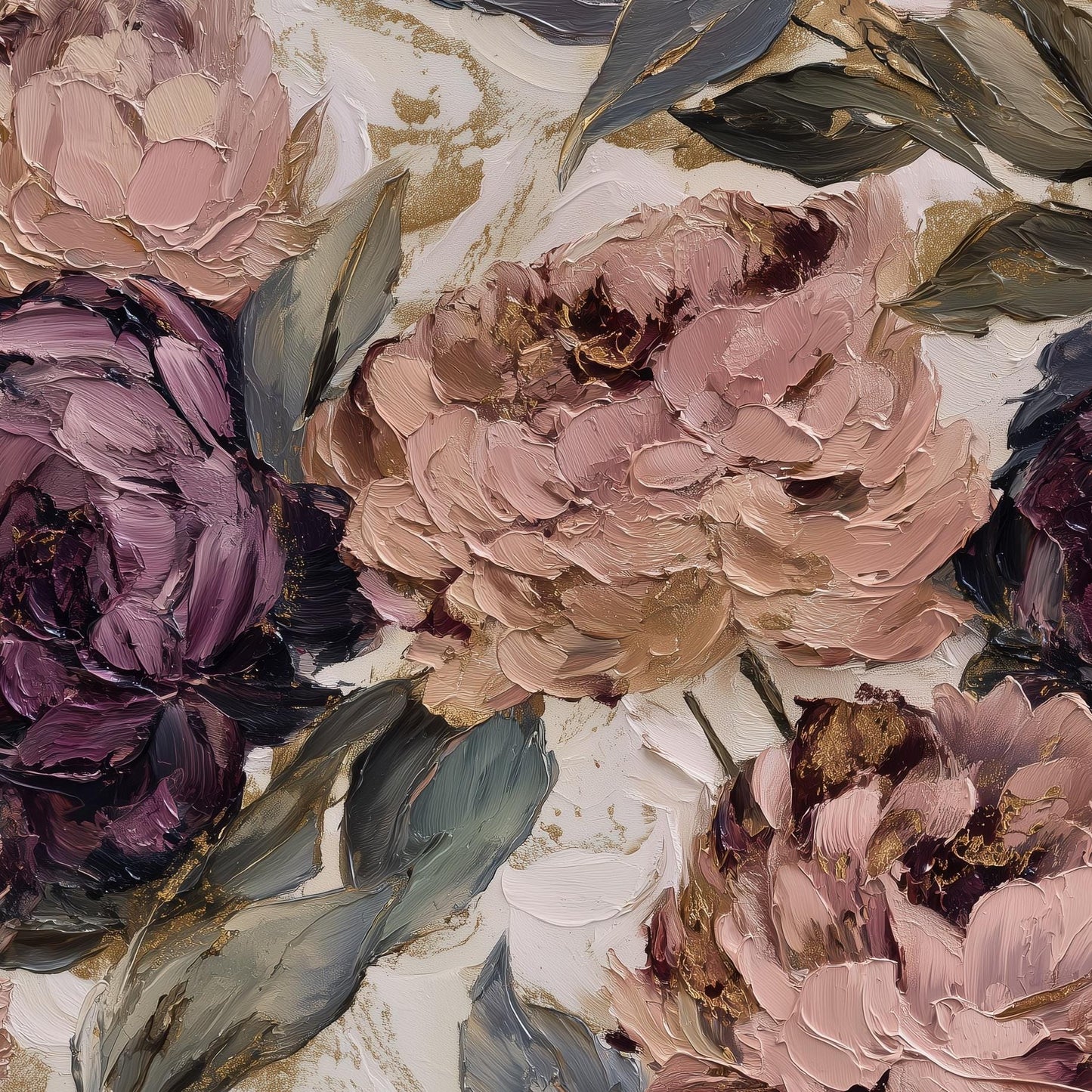 Elegant Floral Wall Decor Pink Peony Pattern Wallpaper