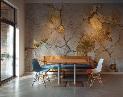 Luxury Abstract Wallpaper Gold Marble Wall Mural