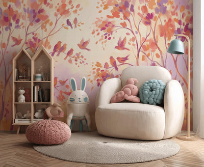 White Background Wallpaper Cream Ivory Wall Mural