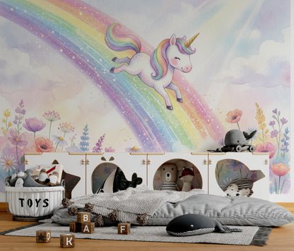 Watercolor Texture Wallpaper Painted Surface Artistic Finish Wall Mural