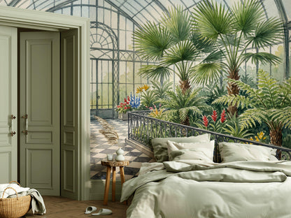 Greenhouse Wallpaper Conservatory Botanical Garden Wall Mural