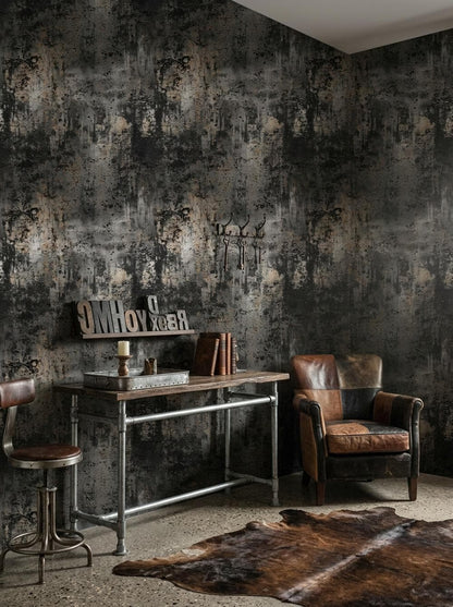 Grunge Texture Wallpaper Industrial Concrete Wall Mural