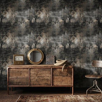 Grunge Texture Wallpaper Industrial Concrete Wall Mural