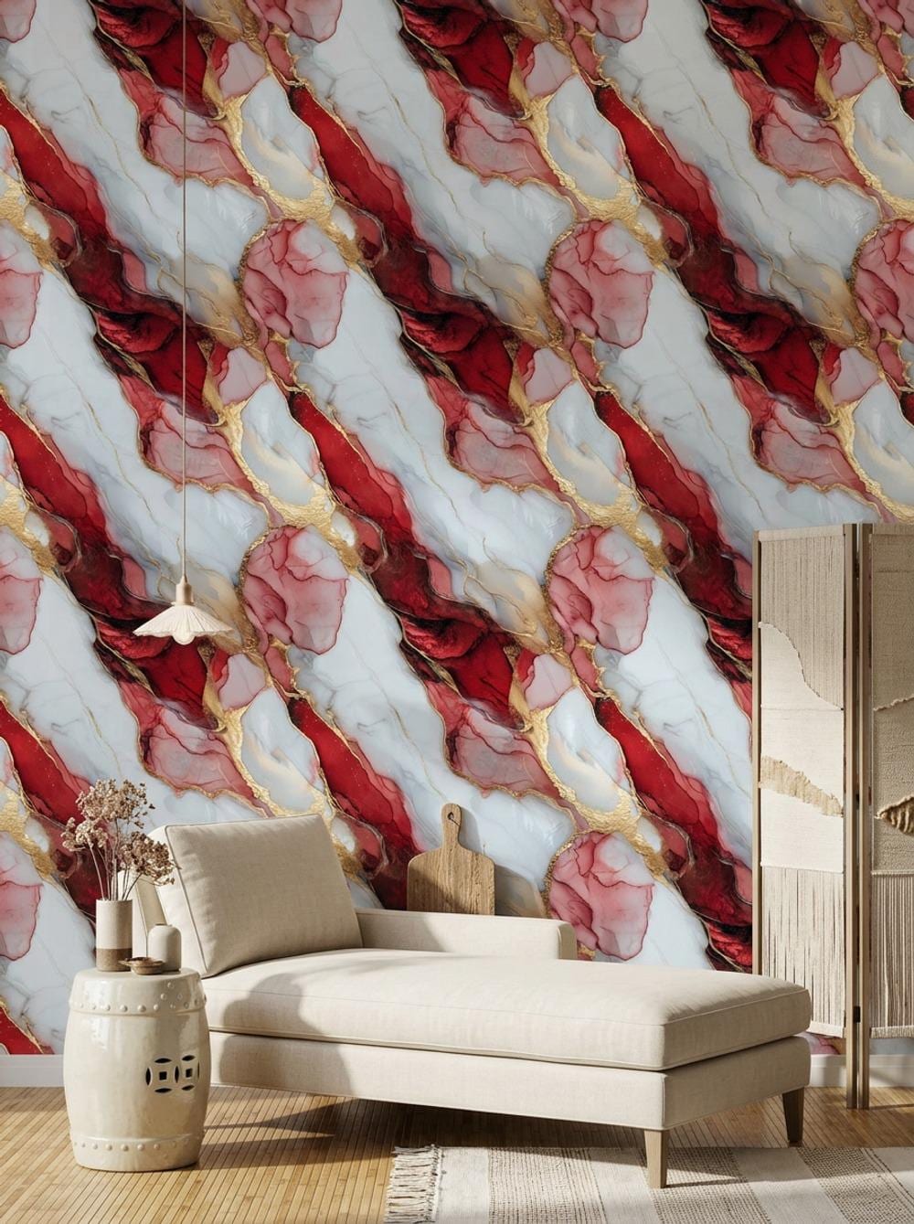 Marble Wallpaper Fluid Art Luxury Glam Wall Mural