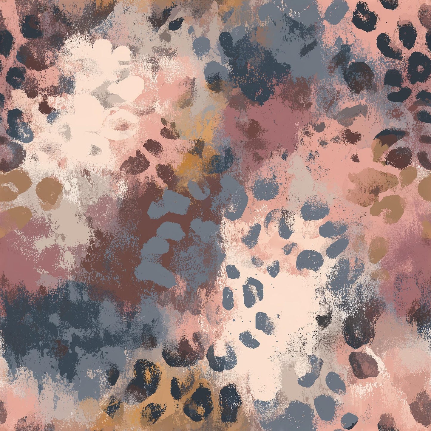 Abstract Painted Pattern Wallpaper, Modern Organic Wall Decor, Luxury Bedroom Interior Design