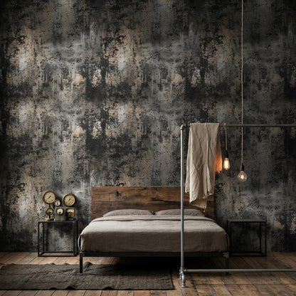 Grunge Texture Wallpaper Industrial Concrete Wall Mural