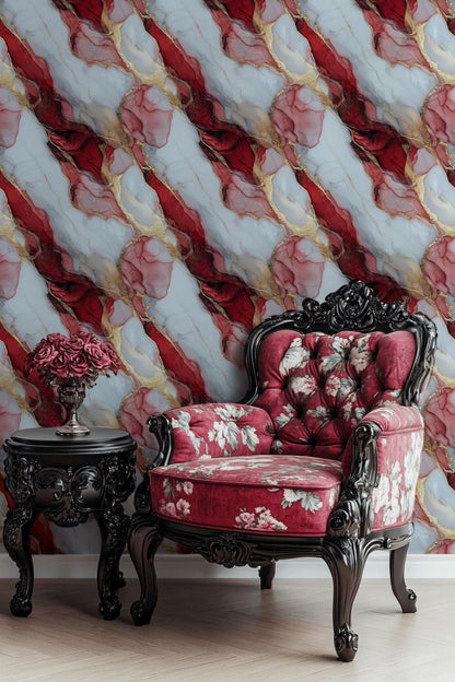 Marble Wallpaper Fluid Art Luxury Glam Wall Mural