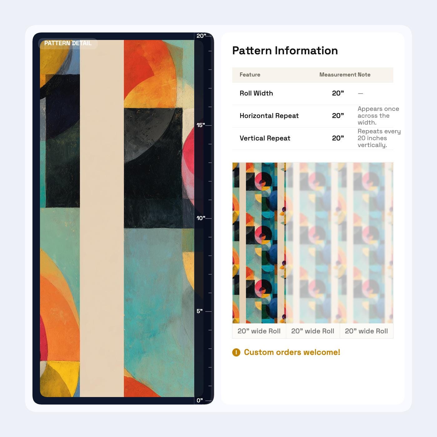 Geometric Wallpaper Abstract Pattern Modern Color Block Wall Decor Seamless Design