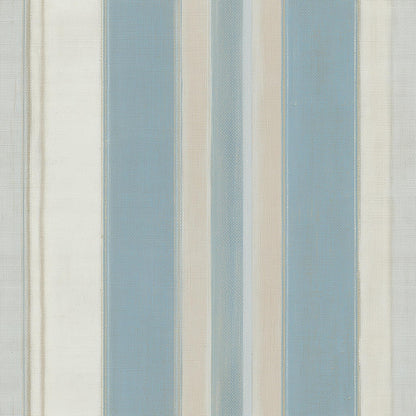 Soft Blue Striped Wallpaper Neutral Coastal Modern Minimal Wall Decor